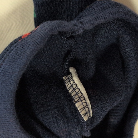 old navy thermal waffle knit henley long sleeve bodysuit diaper shirt 12 months - Picture 2 of 5